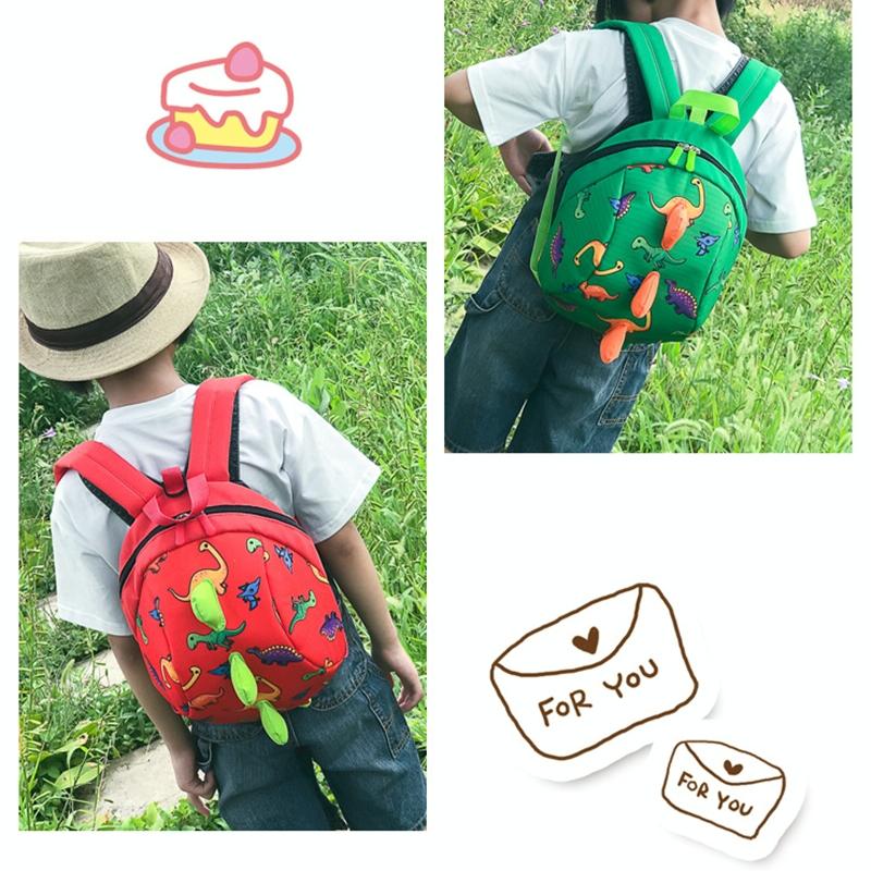 Durable Dinosaur Backpack for Kids - Lost Proof - Dark Blue