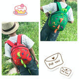 Durable Dinosaur Backpack for Kids - Lost Proof - Dark Blue - Close-Up Angle