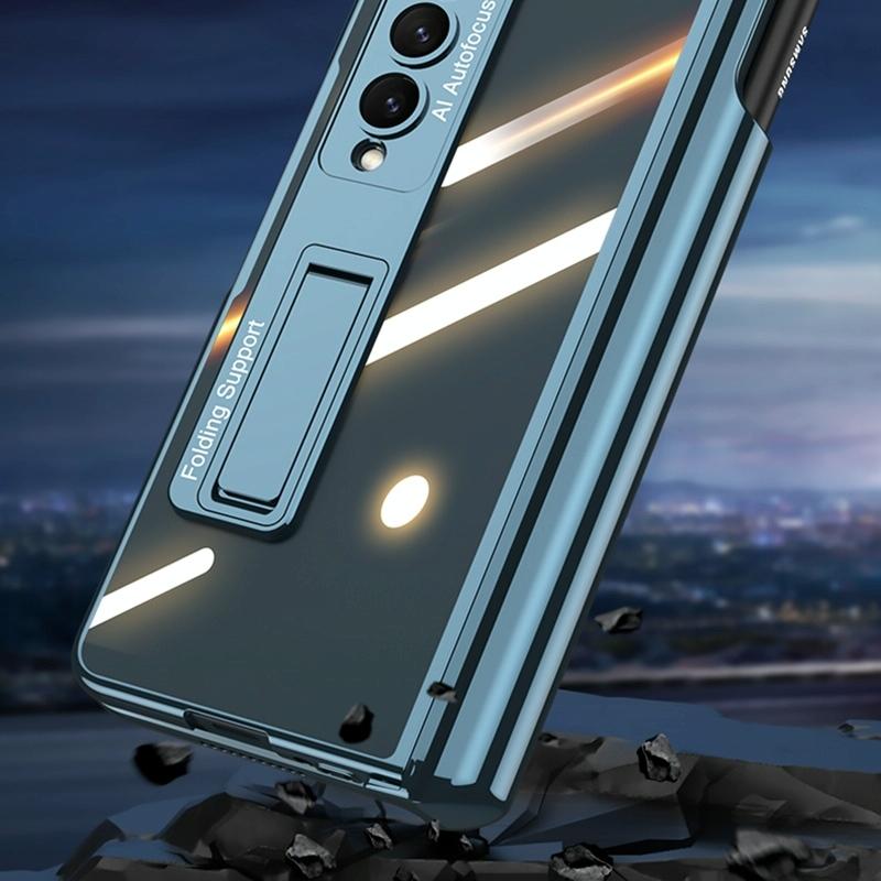 For Samsung Galaxy Z Fold4 5G Magnetic Privacy Case - Foldable - Black