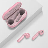 Wireless Bluetooth Earphones - Tws8 - Red - Side View