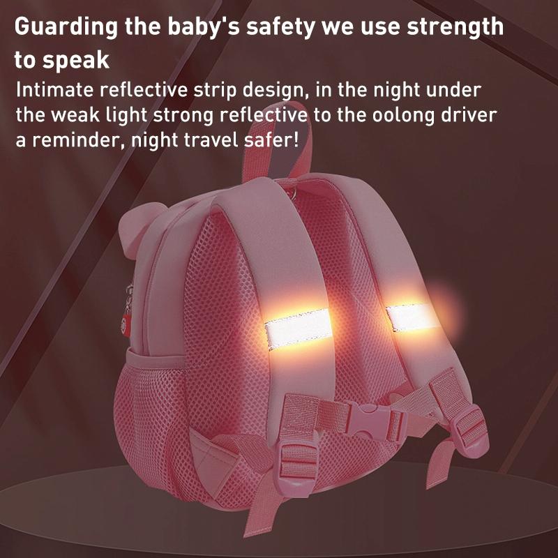 Secure Kids Backpack - Anti-lost Design - Pig Pig Duck