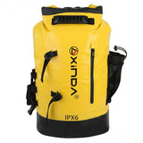 Waterproof Upstream Storage Shoulder Bag L For Mountaineering - Orange - Front View