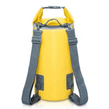 Waterproof Dual Shoulder Dry Bag 50L Capacity - Orange - Front View