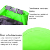 Waterproof Dual Shoulder Dry Bag 50L Capacity - Orange - 45-Degree Angle