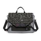 Anti-drop Crossbody Laptop Bag - 16 Inch Airbag Design - Pure Black