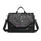 Anti-drop Crossbody Laptop Bag - 16 Inch Airbag Design - Pure Black