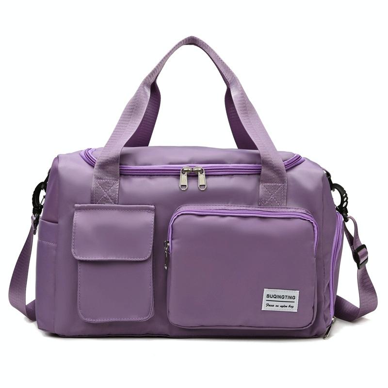 Waterproof Gym Bag for Travel - Size l - Green Pink