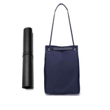 Medium Apple Macbook Shoulder / Messenger Bag - Handheld - Navy+Black Pu Power Bag
