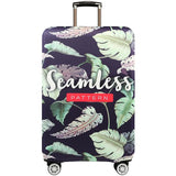 Stretchy Luggage Dust Cover - Durable & Protective - Size l - Banana Leaf Purple - M