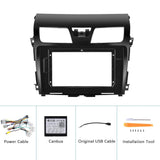 10.1 Inch Car Mp5 Player For Nissan Teana 13-16 - Wifi 2 + 64G Reversing Video Screen - Standard + Ahd Camera - Top-Down View