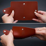 3 Pcs Upgraded Card Bag Transparent Business Card Holder With 12 Slots - Black - Low Angle