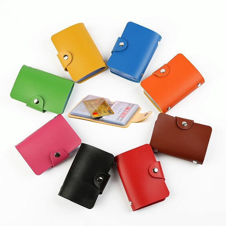 3 Pcs Upgraded Card Bag Transparent Business Card Holder With 12 Slots - Black