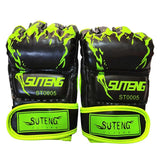 Adult Half-Finger Boxing Gloves For Training - Orange - Extra Image