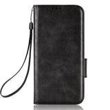 For Samsung Galaxy Z Fold4 5G Symmetrical Leather Triangle Phone Case - Brown