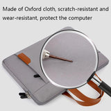 Lightweight Laptop Liner Bag - Fits 15 / 15.4 / 15.6 Inch - Portable - Purple - Rear View