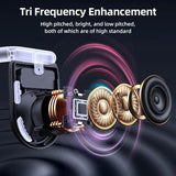 Waterproof True Wireless Noise-cancelling Bluetooth Earbuds - Orange - Extra Image