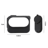Insta360 Go 3 Silicone Case with Lens Cap and Strap - Orange - Side View
