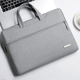 16.1 Inch Inner Bag for Handbag or Laptop - Dark Grey - Low Angle