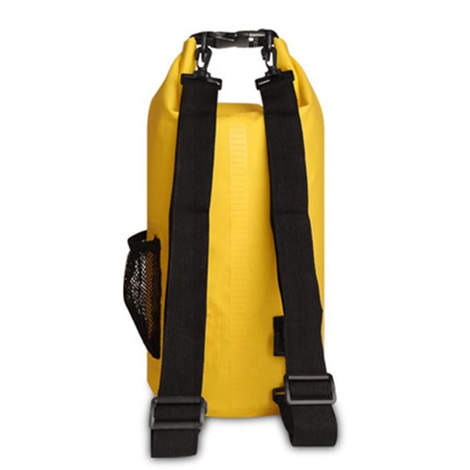 Waterproof Dual Shoulder Strap Dry Bag 10L Capacity - Orange