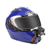 Universal Chin Strap Mount for Action Cameras - Orange - Close-Up Angle
