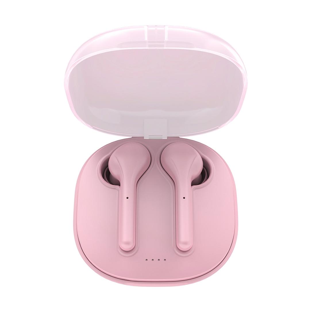 Wireless Stereo Sports Bluetooth Earphones with Charging Box - K88 Tws - Pink