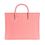 Universal 15.4 Soft Handle Laptop Bag for Macbook Samsung Sony Dell Alienware Chuwi Asus Hp - Portable & Wearable - Pink - Top-Down View
