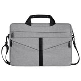 Stylish Zipper Laptop Bag With Shoulder Strap - Durable & Breathable - Pink - Side View