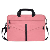 Stylish Zipper Laptop Bag With Shoulder Strap - Durable & Breathable - Pink - Extra Image