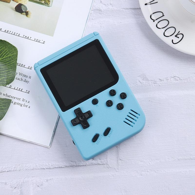 500 Classic Games Mini Handheld Console For Kids - 3.0 Inch Retro Macaron Design With Av Output - Pink