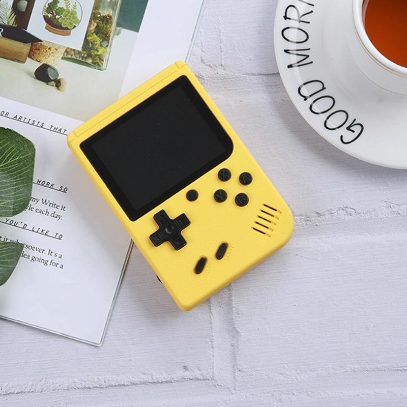 500 Classic Games Mini Handheld Console For Kids - 3.0 Inch Retro Macaron Design With Av Output - Pink