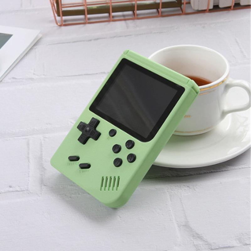 500 Classic Games Mini Handheld Console For Kids - 3.0 Inch Retro Macaron Design With Av Output - Pink