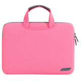 Portable Air Permeable Handheld Laptop Sleeve - 15.6 Inch - 41.5x30.0x3.5cm - Pink - Side View