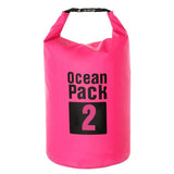 Waterproof Outdoor Dry Bag 2L Pvc Barrel Bag For Ultimate Protection - Pink