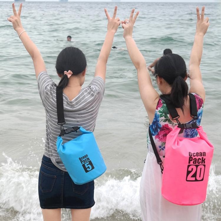 Waterproof Outdoor Dry Bag 2L Pvc Barrel Bag For Ultimate Protection - Pink