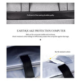 Expandable Laptop Bag - Waterproof Oxford Cloth Detachable Shoulder Strap - Pink - 45-Degree Angle