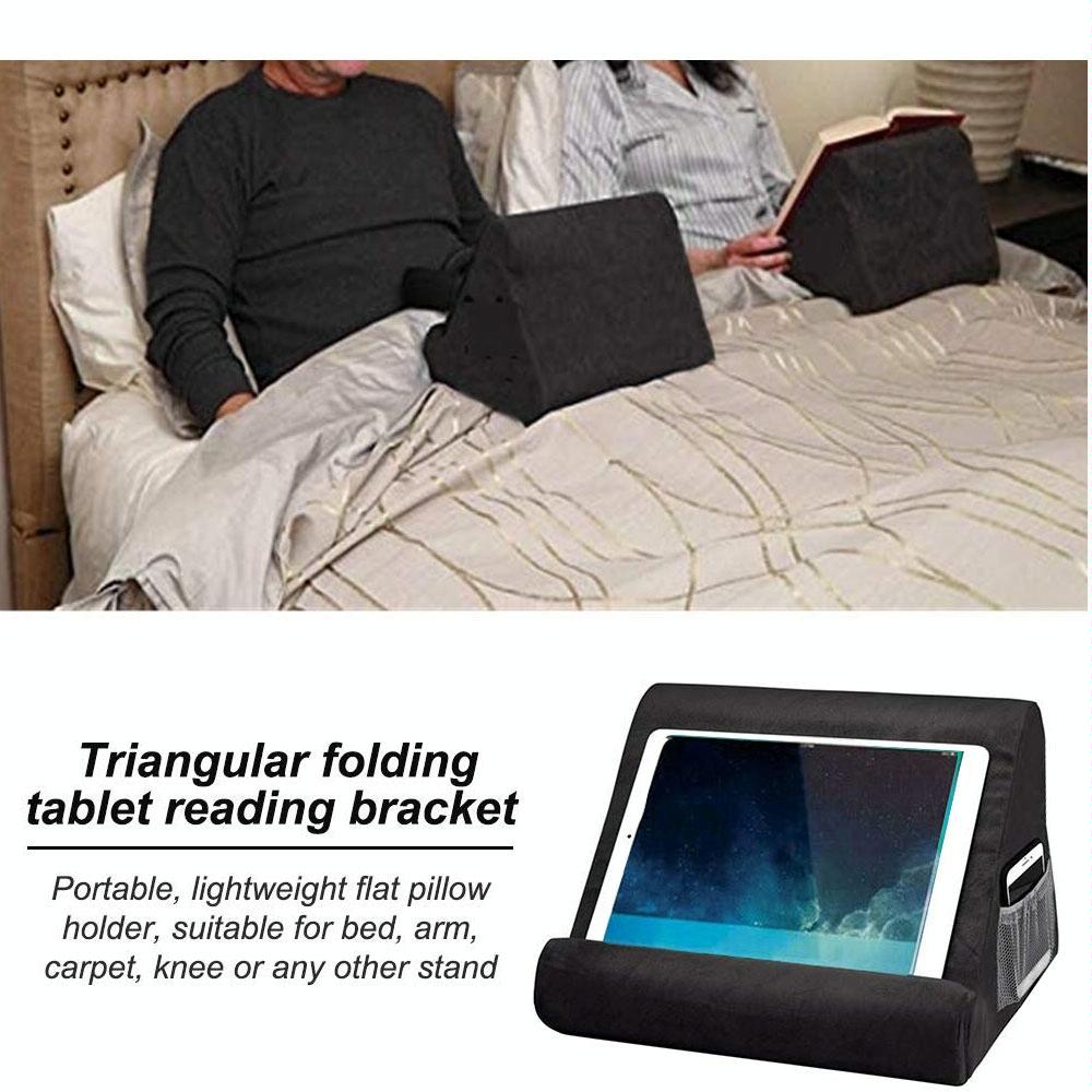 Versatile Laptop Rest Cushion with Cooling Pad - Grey