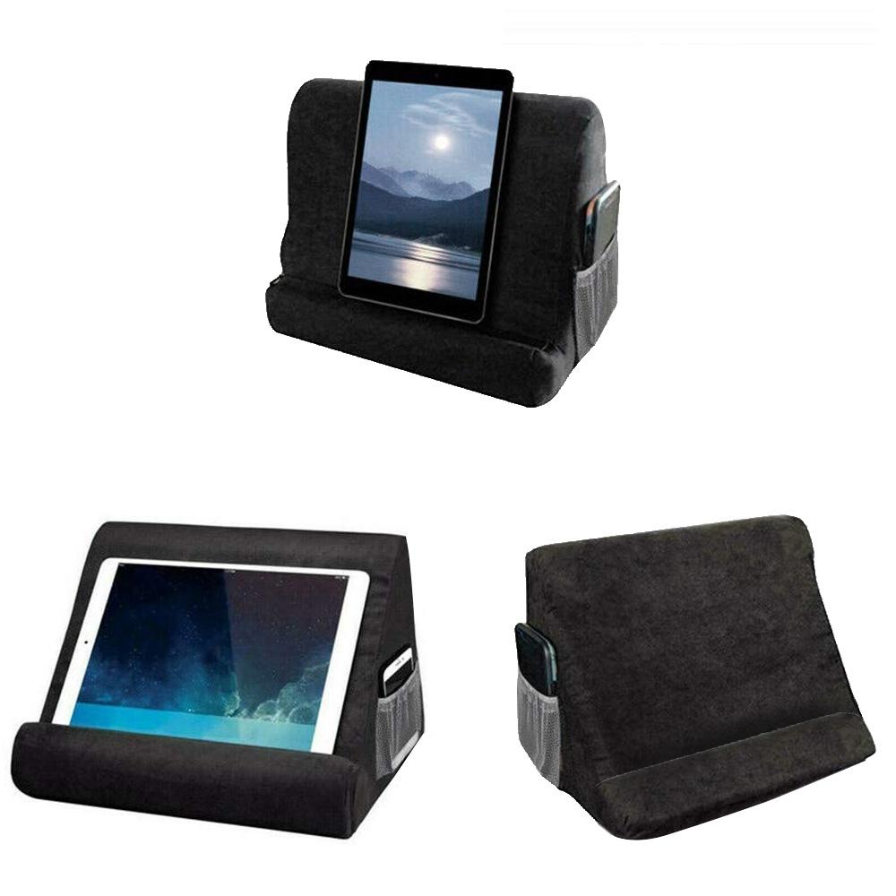 Versatile Laptop Rest Cushion with Cooling Pad - Grey