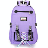 Anti-theft Usb Backpack for Sports and Leisure - Black