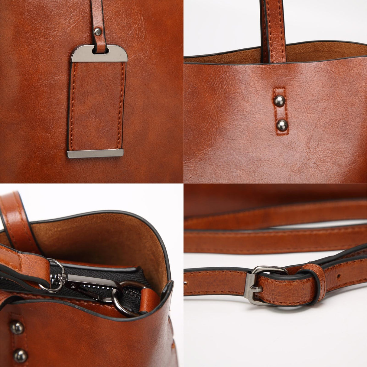 Stylish Pu Leather Women Crossbody Bag - Coffee