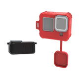 Silicone Case for Gopro Hero10 / 9 - Liquid Finish - Sky Blue - Side View