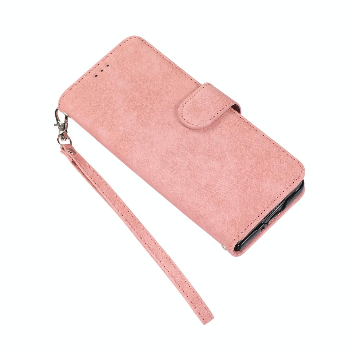 For Samsung Galaxy Z Fold4 5G Leather Phone Case With Pen Slot - Horizontal Flip - Red