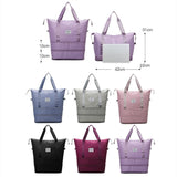 Waterproof Fitness Bag - Large Size - Taro Purple - Front View