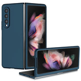 For Samsung Galaxy z Fold4 5G Foldable Armor Phone Case - Compact and Durable - Dark Blue