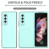 For Samsung Galaxy z Fold4 5G Foldable Armor Phone Case - Compact and Durable - Dark Blue - 45-Degree Angle