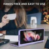 For Samsung Galaxy z Fold4 5G Foldable Armor Phone Case - Compact and Durable - Dark Blue - Extra Image