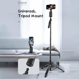 360 Rotation Follow-up Gimbal Stabilizer with 1 / 4-inch Interface - Black - Pink - Rear View