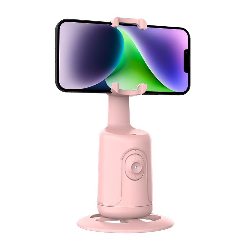 360 Rotation Follow-up Gimbal Stabilizer with 1 / 4-inch Interface - Black - Pink