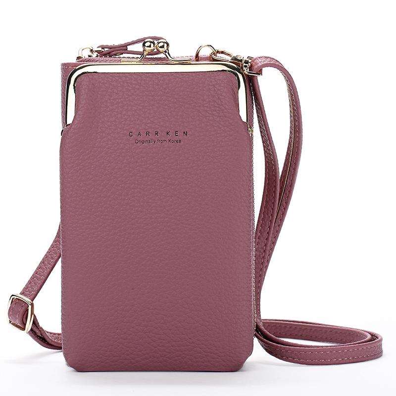 Stylish Pebbled Shoulder Bag For Women - Light Blue