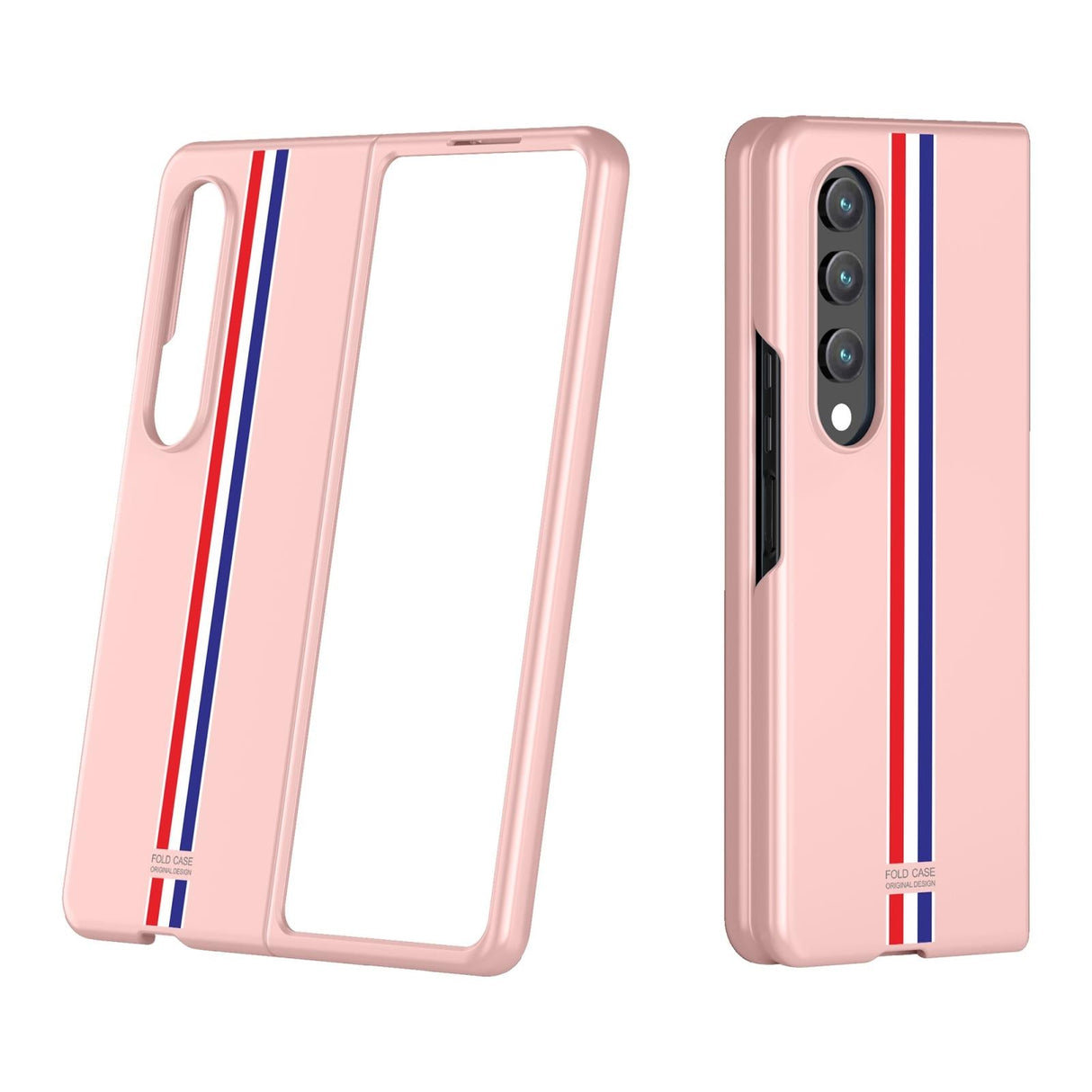 For Samsung Galaxy Z Fold4 5G Frosted Skin Case - Slim & Stylish - Checkered White