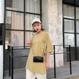 Convertible Crossbody Phone Purse With Chain - Caramel - Close-Up Angle